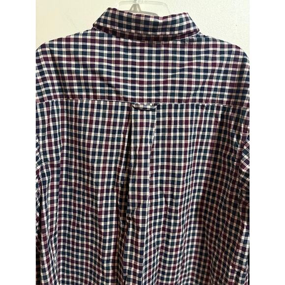 Haggar Men's Long Sleeve‎ Plaid Button Down Shirt Size XXL NWOT - Picture 6 of 8